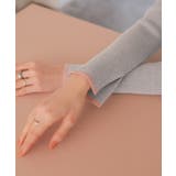 UVケア/抗ピルスクエアリブニット | titivate | 詳細画像4