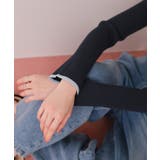 UVケア/抗ピルスクエアリブニット | titivate | 詳細画像13