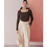 UVケア/抗ピルスクエアリブニット | titivate | 詳細画像18