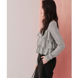 ティアードフリルニットカーディガン/トップス | titivate | 詳細画像5 