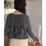 ティアードフリルニットカーディガン/トップス | titivate | 詳細画像10 