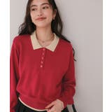 ダブルカラーデザインニット | titivate | 詳細画像18 