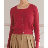 アイレットニットカーディガン/キャミソールトップスセット | titivate | 詳細画像11 