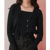 アイレットニットカーディガン/キャミソールトップスセット | titivate | 詳細画像12 