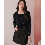 アイレットニットカーディガン/キャミソールトップスセット | titivate | 詳細画像22 