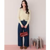 アイレットニットカーディガン/キャミソールトップスセット | titivate | 詳細画像2 