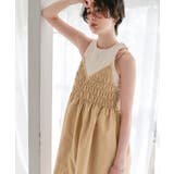 前後2wayバストシャーリングキャミソールワンピース | titivate | 詳細画像2