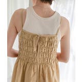 前後2wayバストシャーリングキャミソールワンピース | titivate | 詳細画像4