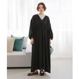 Vネックカフタンワンピース | titivate | 詳細画像11 