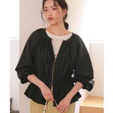 ペプラムギャザーボリュームブルゾン | titivate | 詳細画像21 