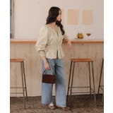 ペプラムギャザーボリュームブルゾン | titivate | 詳細画像4 