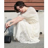 前後2wayパフスリーブレースワンピース | titivate | 詳細画像9