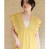 シャーリングフリルワンピース | titivate | 詳細画像2