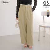 フリルハイウエストデザインパンツ | titivate | 詳細画像1 