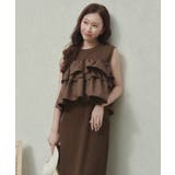 フリルキャミソールトップス/リブカットソーワンピースセット | titivate | 詳細画像14 