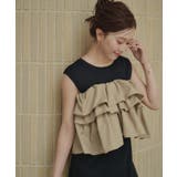 フリルキャミソールトップス/リブカットソーワンピースセット | titivate | 詳細画像15 