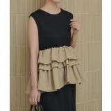 フリルキャミソールトップス/リブカットソーワンピースセット | titivate | 詳細画像19 