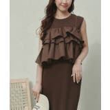 フリルキャミソールトップス/リブカットソーワンピースセット | titivate | 詳細画像24 