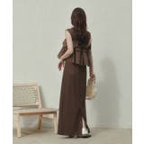 フリルキャミソールトップス/リブカットソーワンピースセット | titivate | 詳細画像25 