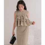 フリルキャミソールトップス/リブカットソーワンピースセット | titivate | 詳細画像27 