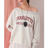 オフショルダースウェットプルオーバー | titivate | 詳細画像5 