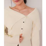 アシンメトリーオフショルダーニットトップス | titivate | 詳細画像6