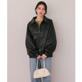 フェイクレザー/スエードオーバージャケット | titivate | 詳細画像15 