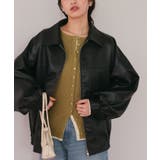 フェイクレザー/スエードオーバージャケット | titivate | 詳細画像18 