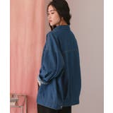 襟付ルーズデニムジャケット | titivate | 詳細画像30 