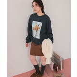 フォトプリントオーバーサイズスウェットプルオーバー | titivate | 詳細画像14 