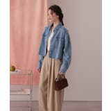 ライトオンスショートデニムシャツ | titivate | 詳細画像10 