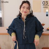 ライトオンスショートデニムシャツ | titivate | 詳細画像1 