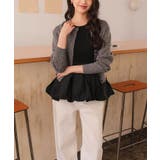 カップ付きバルーンペプラムトップス | titivate | 詳細画像22 