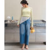 クルーネックランダムリブシアーニット | titivate | 詳細画像2 