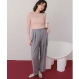 クルーネックランダムリブシアーニット | titivate | 詳細画像11 