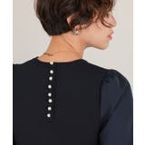 バックパール釦ドッキングペプラムトップス【セレモニー】 | titivate | 詳細画像6 