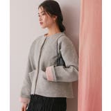 配色デザインニットコート/カーディガン | titivate | 詳細画像21 