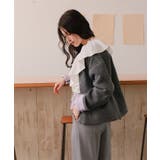 配色デザインニットコート/カーディガン | titivate | 詳細画像34 