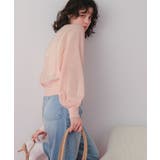 前後2wayボリュームスリーブシアーニットカーディガン | titivate | 詳細画像19 