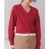 フリルシャツドッキングニットカーディガン | titivate | 詳細画像16 