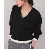 フリルシャツドッキングニットカーディガン | titivate | 詳細画像17 