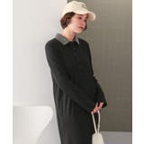 ポロシャツリブワンピース | titivate | 詳細画像13 