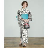 [単品]麻の葉古典柄綿麻浴衣 | titivate | 詳細画像14 