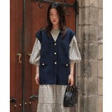 前後2way花柄ティアードワンピース | titivate | 詳細画像18 