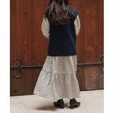 前後2way花柄ティアードワンピース | titivate | 詳細画像21 