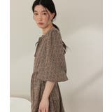 前後2way花柄ティアードワンピース | titivate | 詳細画像24 