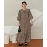 前後2way花柄ティアードワンピース | titivate | 詳細画像25 