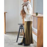 ハイネックふわっとタッチニット トレンド感のあるオシャレな配色 トップス | titivate | 詳細画像6