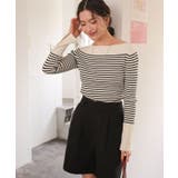 ボートネックゴールド釦デザインニット | titivate | 詳細画像26 