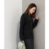 ウール混クルーネックニットプルオーバートップス レディース ニット | titivate | 詳細画像19